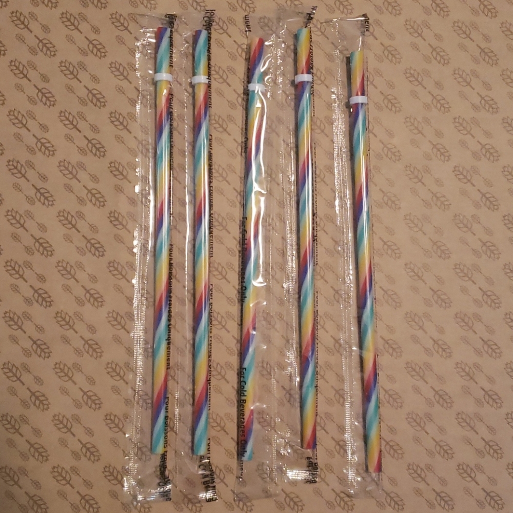 Starbucks, Rainbow Straws 5pk